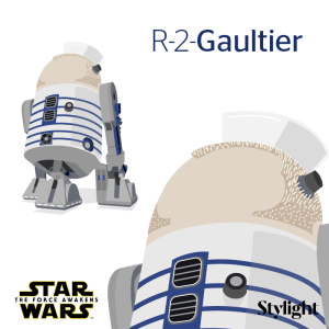 Jean-Paul Gaultier as Star Wars R-2-D-2