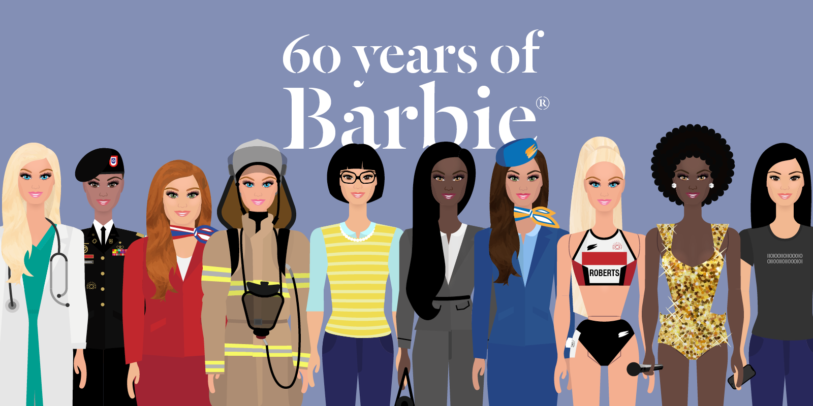 60 years barbie